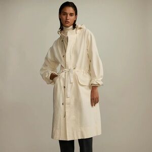 Everlane Cream Trench Coat